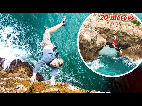 This is the most pure form of Climbing  -  Deep Water Solo