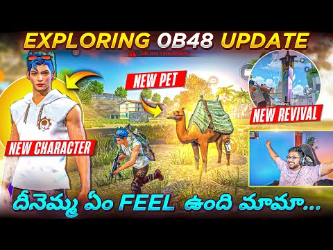 Munna Bhai Exploring New Upcoming FreeFire OB48 Advance Server 😉 - Free Fire Telugu - MBG ARMY