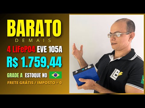 🔋 Promoção de baterias LiFePO4 | Kingbo | Frete GRÁTIS