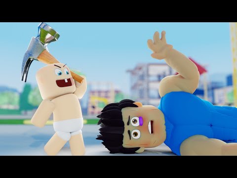 BRoblox | Muscular Babysitter 😂  - Roblox Animation