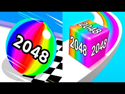 Ball Run 2048 VS Jelly Run 2048 - All Levels Gameplay Android iOS Ep 3