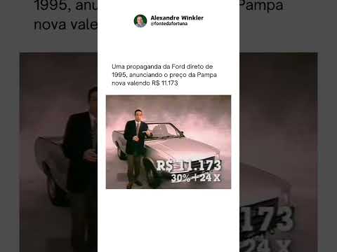 QUAL CARRO VOCÊ COMPRA HOJE COM R$ 11 MIL? #ford #comerciaisantigos #anos90 #dinheiro