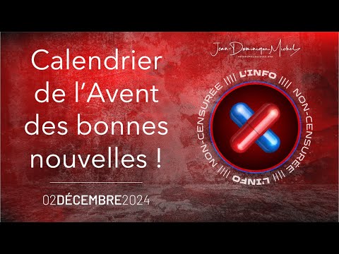 Calendrier de l'Avent des bonnes nouvelles !