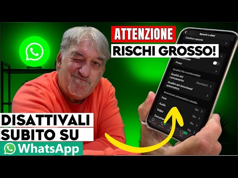 hai WhatsApp? DISATTIVA IMMEDIATAMENTE QUESTO! è UN PERICOLO REALE! bastano 10 secondi e sei SALVO!