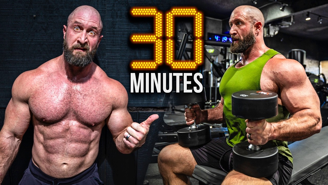 Build MORE Muscle in HALF THE TIME! (Science Backed 30 Min Workout)