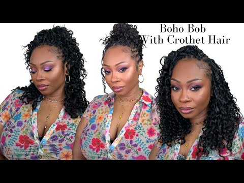 DIY BOHO BOB with CROTHET HAIR | Ft. Ywigs.