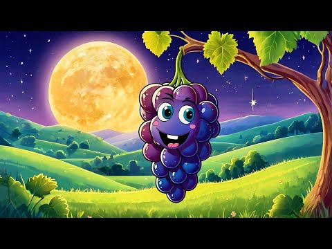 Grapes in the Moonlight || Nursery Rhymes for Kids || Lullaby || Kids Song