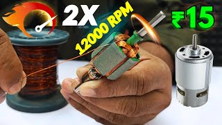 सिर्फ 15₹ में  775 Dc Motor को Rewind करके बढ़ाये 12000 RPM & Torque | Dc Motor Speed Increase