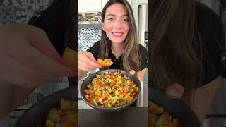 Şeftali ve Kırmızı Erikli Salsa