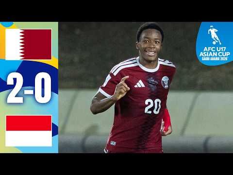 Temps forts du match Qatar - Indonesia U17