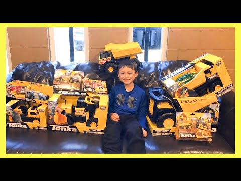 Picking Up and Unboxing Tonka Toys