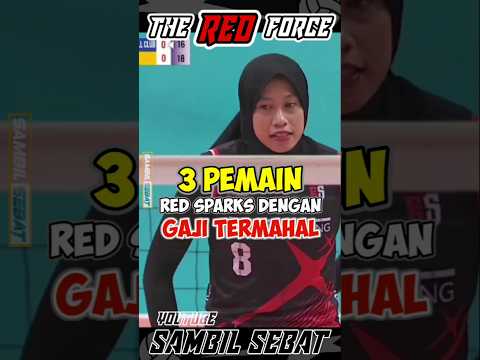 WOW‼️3 PEMAIN RED SPARKS DENGAN GAJI TERMAHAL⁉️#redsparks #megawatihangestri #volleyball #volikorea