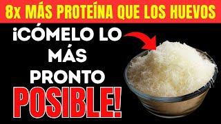 Este alimento tiene más proteína que el huevo — Evita perder musculo después de los 60 años