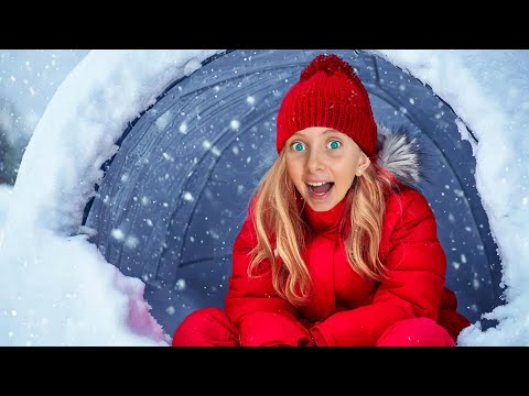 ⏰ 24 de ORE în IGLOO 🧊 la MUNTE 🏔️ A venit NINSOAREA 🌨️