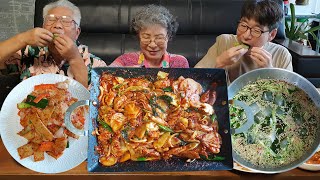 매운맛이 생각나는 날엔~ 얼큰칼칼 닭갈비 먹방 (어묵볶음, 오이냉국) Korean Spicy Chicken Meal