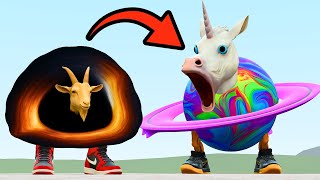 NEW IL MAGIC UNICORNANUS BRAINROT Vs LIN GANG MELON FAMILY In Garry's Mod