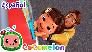 Canción de lavado del camión de bomberos | Caricaturas para niños | En español | Dibujos divertidos