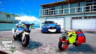 KÜÇÜK MOTOR BMW S1000RR BABASININ EVİNE GERİ DÖNDÜ! - GTA 5