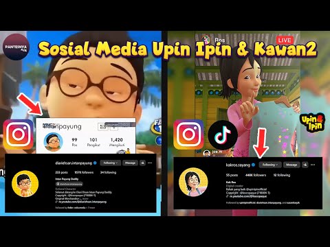 7 Sosial Media Upin Ipin dan Kawan Kawan