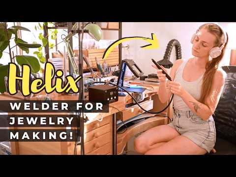 Can Welding REPLACE Soldering in Jewelry Metalsmithing?? How to Use Helix Welder