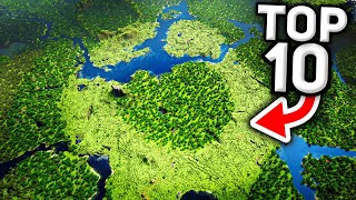 TOP 10 BEST SEEDS for BUILDING in Minecraft CHASE THE SKIES UPDATE!