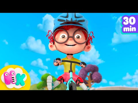 Aprendendo Andar de Bicicleta 🚲 Música Infantil | HeyKids em Português