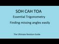Finding Angles in Right-Angled Triangles