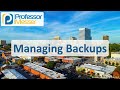 Backup Strategies and Types