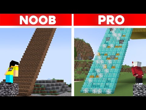 NOOB vs PRO Staircase Battle in Minecraft (HINDI)
