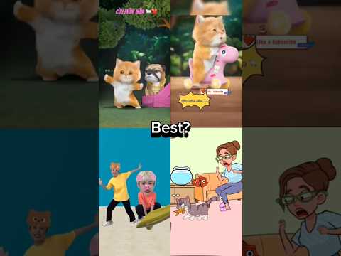 Mèo con và cún con đáng yêu (4K memes) #shortsfeed #shorts #memes