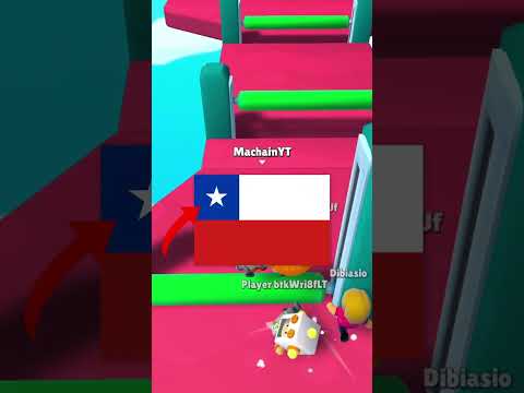 NO PUEDO TOCAR COLORES DE LA BANDERA DE CHILE🇨🇱❌ EN STUMBLE GUYS