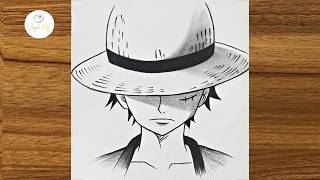 How to draw Monkey D. Luffy || How to draw anime for beginners || Drawing of anime characters