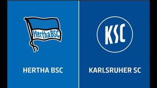 EA SPORTS FC 24 Hertha BSC Berlin - Karlsruher SC  2. Spieltag  Zweite  Bundesliga 25/26  PS 4