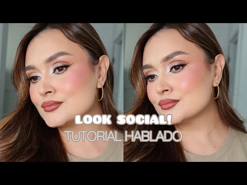 Maquillaje social en tendencias 👁️‍🗨️ #makeuptutorial