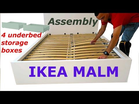 Malm Queen Bed Instructions 07 2021, Ikea Malm Queen Size Bed Instructions