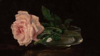 Turn Your TV Into Art | 1 Painting | 2 Hours | Still Life with Roses | Screensaver Ambience