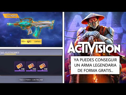 RECLAMA YA!!! 27 GIROS GRATIS PARA UN ARMA LEGENDARIA EN COD MOBILE