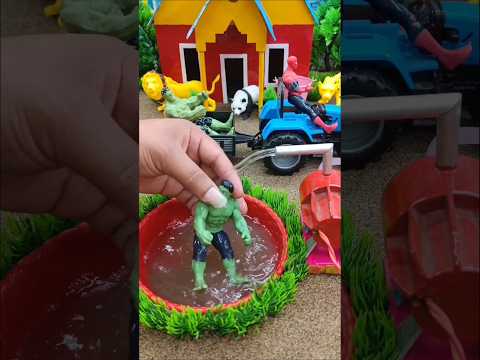 mini tractor video mini water pump science project #tractor #ytshorts #cartoon
