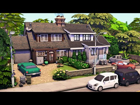 British Semi-Detached House | The Sims 4 Speed Build