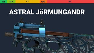 P90 Astral Jörmungandr Wear Preview