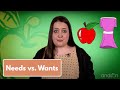 Exploring Needs vs. Wants in Financial Literacy