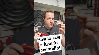 How can we size a fuse for car audio?