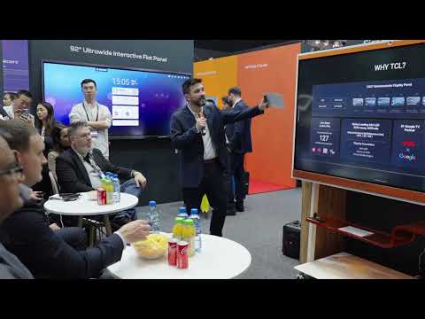 TCL Shares New Innovative Digital Signage Products and QD-Mini LED-empowerd Products at ISE 2025