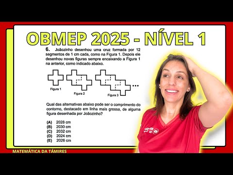 🧮Questão 6 / OBMEP - Nível 1 | 2025