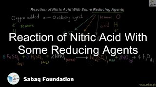 Reaction of Nitric Acid With Some Reducing Agents