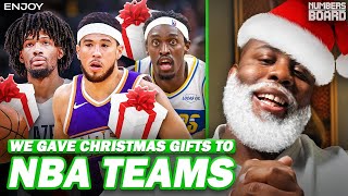 We Gave Christmas Gifts to NBA Teams | Numbers On The Board
