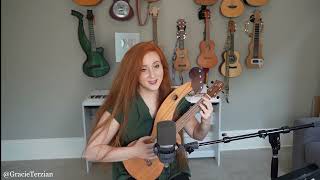 Definitely cover - Singing in my Sleep (harp ukulele)