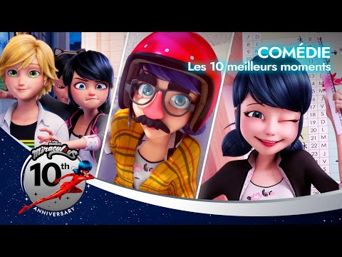 MIRACULOUS | 🔝 COMÉDIE 🐞 | Les 10 meilleurs moments | 10ème anniversaire 💫