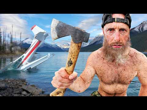 Hatchet Survival - 4-DAYS STRANDED ALONE (NO matches, food, tent, sleeping bag, nothing)
