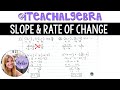 Calculating Missing Coordinates and Rate of Change